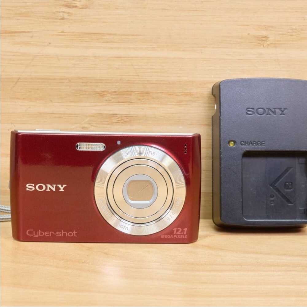 Sony Cyber-shot Burgundy Digital Camera